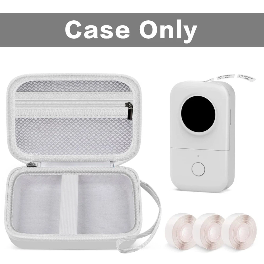 Label maker or camera storage case, mini printer holder case new white Label maker or camera storage case, mini printer holder case new white
