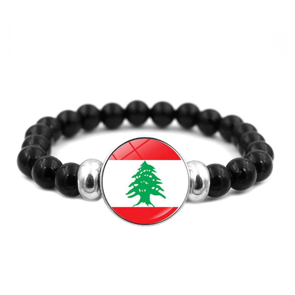 Lebanese Flag Bracelet Adjustable Bracelet Unisex All Ages