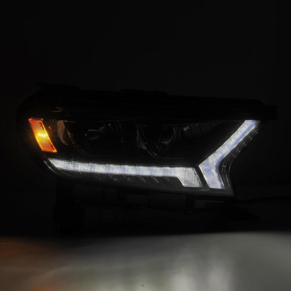 ALPHA BLACK PRO-SERIES PROJECTOR HEADLIGHTS FOR 2019-2021 FORD RANGER PAIR - Image 3 of 4