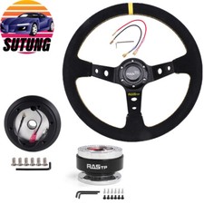 14in Steering Wheelquick Releasehub Adapter 190h For Civic 1988-1991 Crx Ef