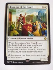 MTG Magic Recruiter of the Guard Conspiracy White Creature Rare EDH x 1