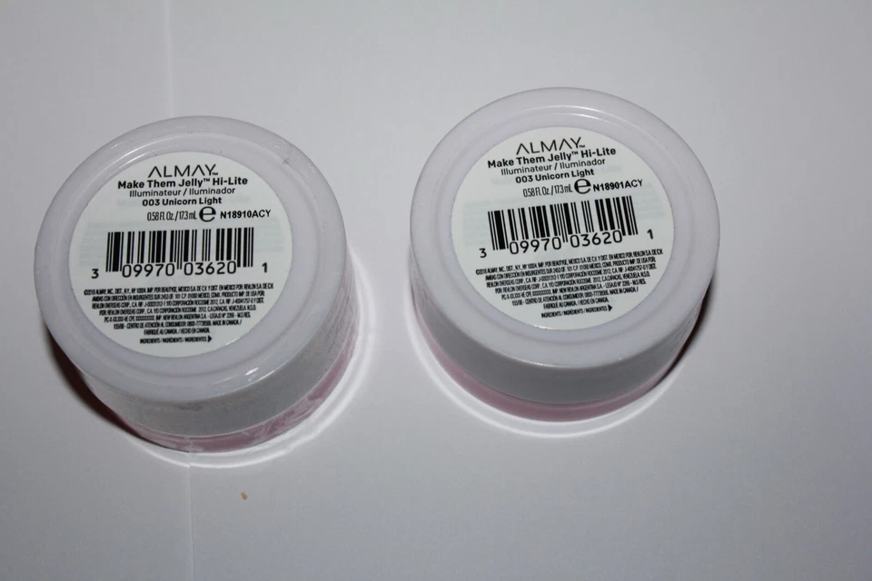 Almay Make Them Jelly Hi-Lite Illuminator #003 Unicorn Light Lot Of 2 Sealed - Image 2 of 2