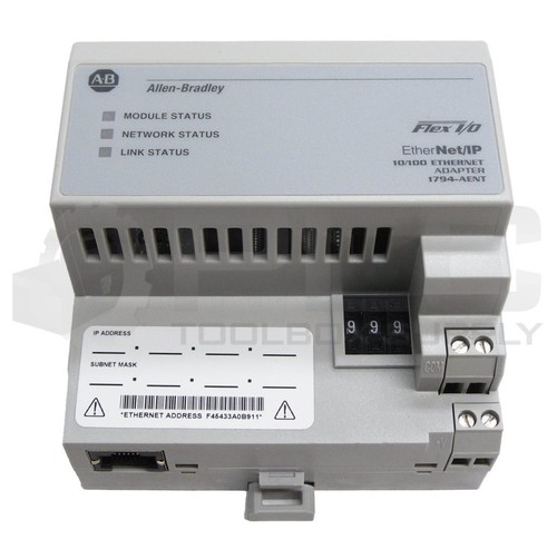ALLEN BRADLEY 1794-AENT /B FLEX ETHERNET/IP ADAPTOR 24VDC | eBay