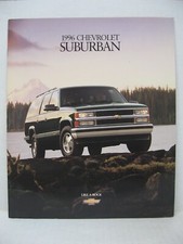 1996 Chevrolet Suburban Ls Lt Truck Dealer Sales Brochure Catalog 1996 Chevrolet Suburban Ls Lt Truck Dealer Sales Brochure Catalog
