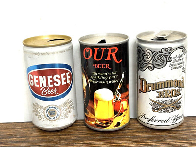 Genesee, Our And Drummond Bros. Beer Cans 