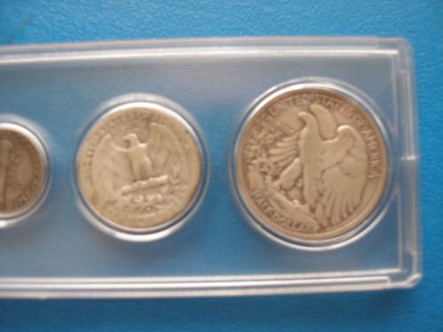 WW II 5 coin Silver type set - Picture 4 of 7