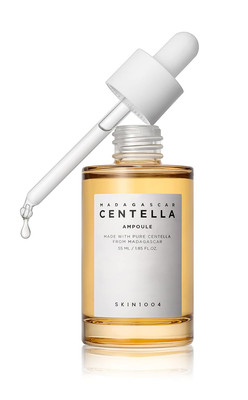 Madagascar Centella Asiatica Ampoule Facial Serum 1.85 Fl.Oz, 55Ml, Soothes Acne