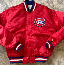 Classic Starter NHL Satin Jacket - MONTREAL CANADIENS Maurice Richard (L)