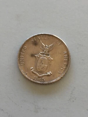 Monnaie Philippines Ten centavos 1945 Argent - Photo 1/2