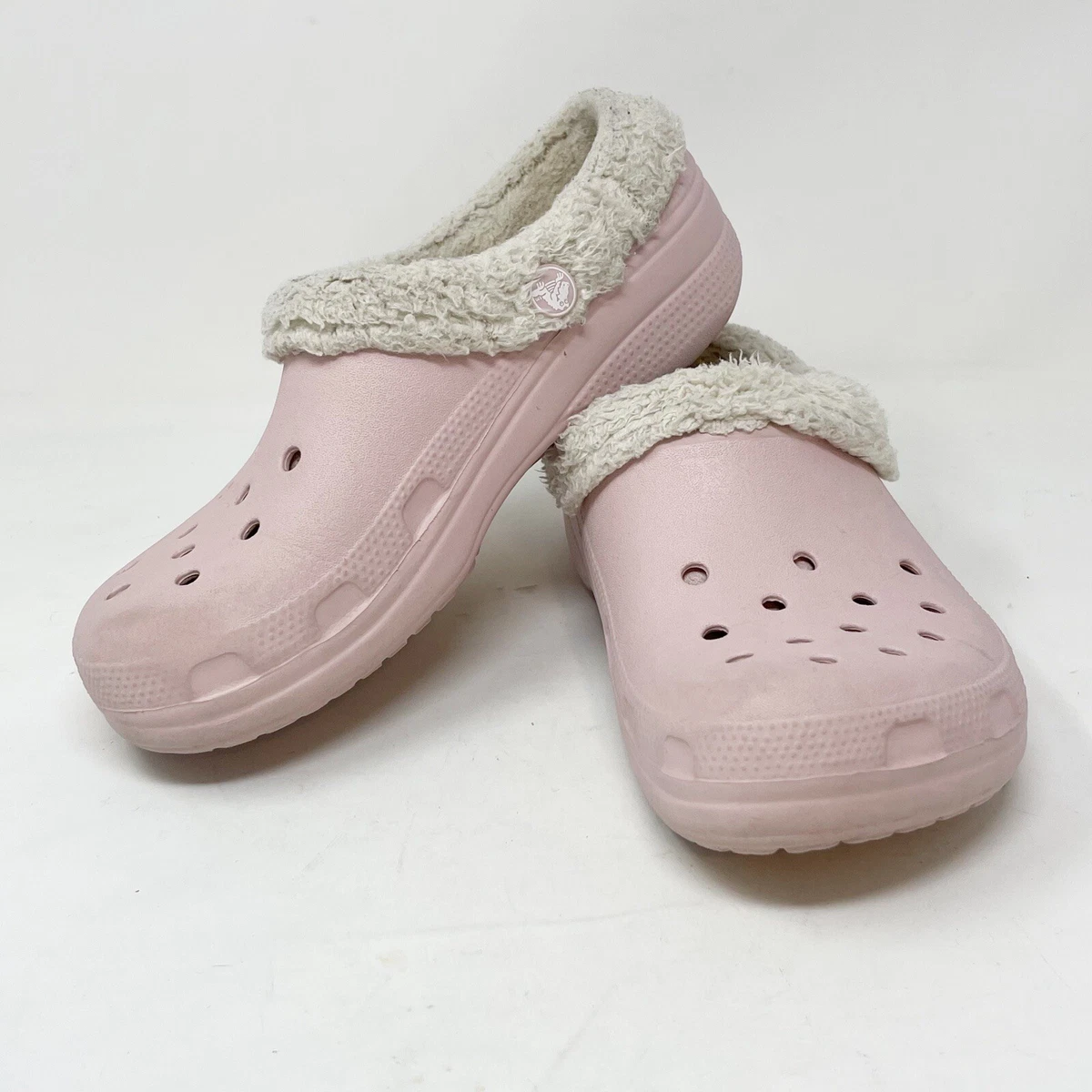 Pink crocs size 5 sale