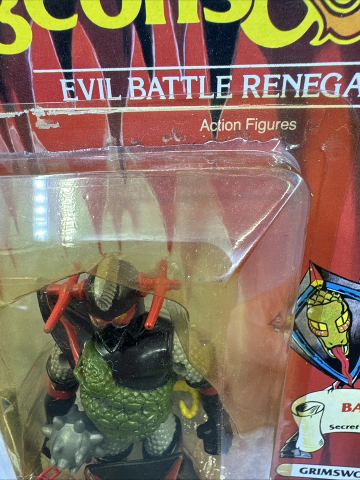 1983 年高级龙与地下城人偶 Grimsword Evil Knight LJN Battle-Matic — 第 4/4 张图片