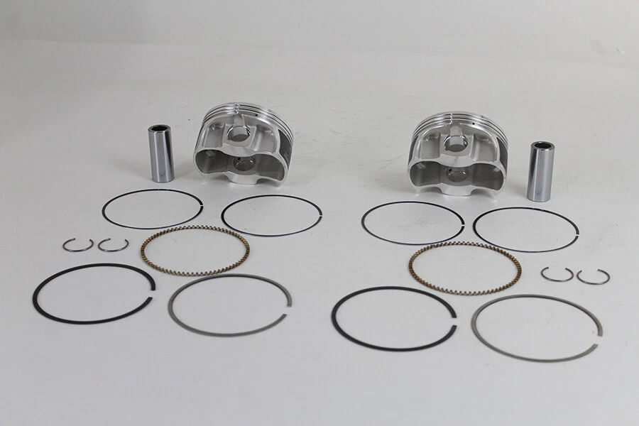 Juego de pistones Wiseco Tracker Series .010 de gran tamaño para Harley Davidson Foto 2 de 4