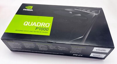 PNY Quadro P1000 Video Card VCQP1000V2-PB | 4GB GDDR5 | PCIe 3.0 x16 NEW IN BOX