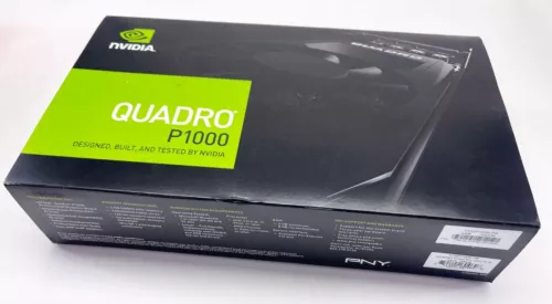 PNY Quadro P1000 Video Card VCQP1000V2-PB | 4GB GDDR5 | PCIe 3.0 x16 NEW IN BOX - Picture 1 of 6