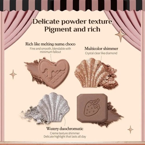 Flower Knows Chocolate Wonder-Shop 01 THE NUTCRACKER Eyeshadow Palette - Picture 5 of 5