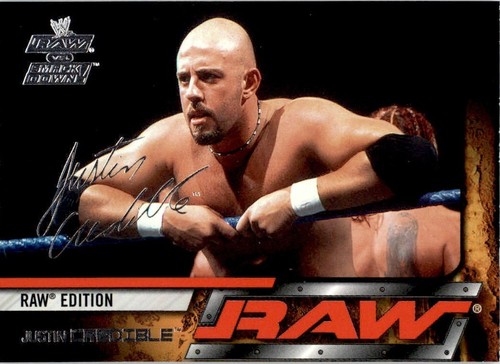 2002 Fleer WWE Raw vs. Smackdown Justin Credible #49 Wrestling Card