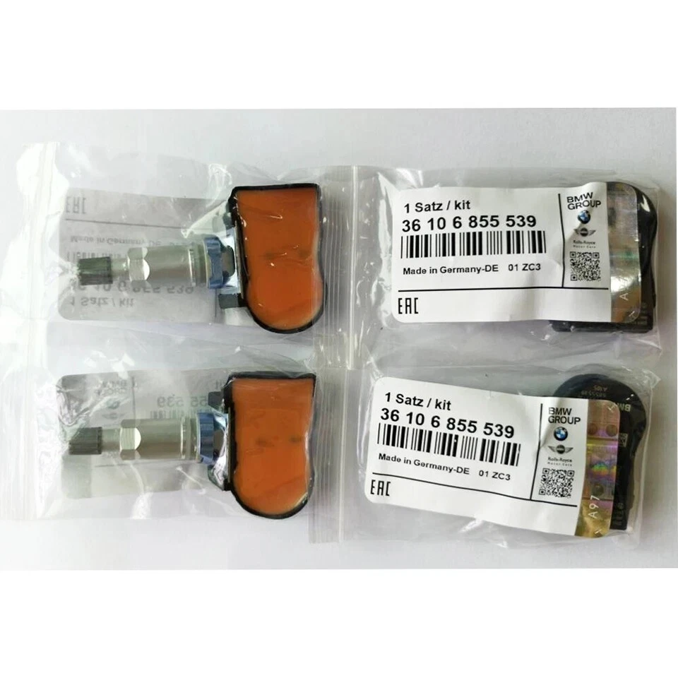 Brand New Set of Four (4) OEM GENUINE BMW TPMS 2015-2017 M3 M4 F30/F32 F80/F82 Foto 3 de 3