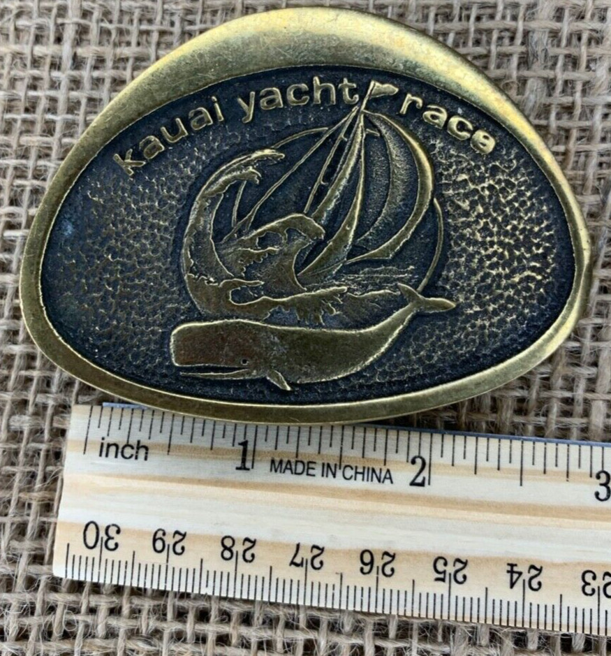 VINTAGE Basic Tool Supply - Solid Brass Kauai Yac… - image 1