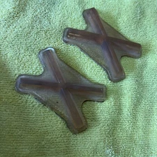 Used Vector Snowboard stomp pad clear X's 2 Piece USA made Just Add Sticky!