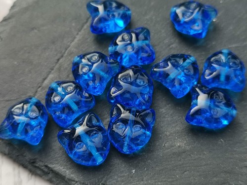 Czech glass cat kitty head animal beads 13 mm pack of 10 different colours - Picture 28 of 30