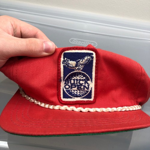 Vintage Golf Hat. Buick USA Made Red 