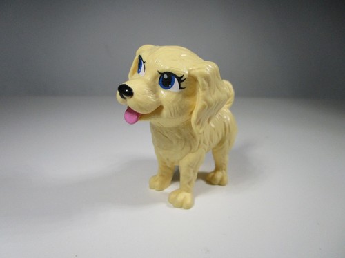 Mattel Barbie Pet Shop White 3 Puppy Dog & Food Doll House Mini - Picture 5 of 9