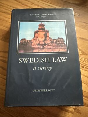 Swedish Law A Survey Juristförlaget Tiberg Sterzel Cronhult