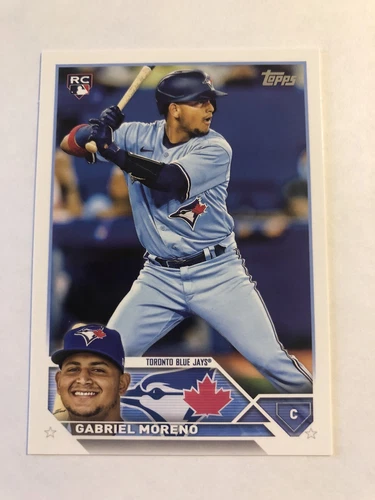 Gabriel Moreno 2023 Topps Rookie Card #169 Blue Jays RC