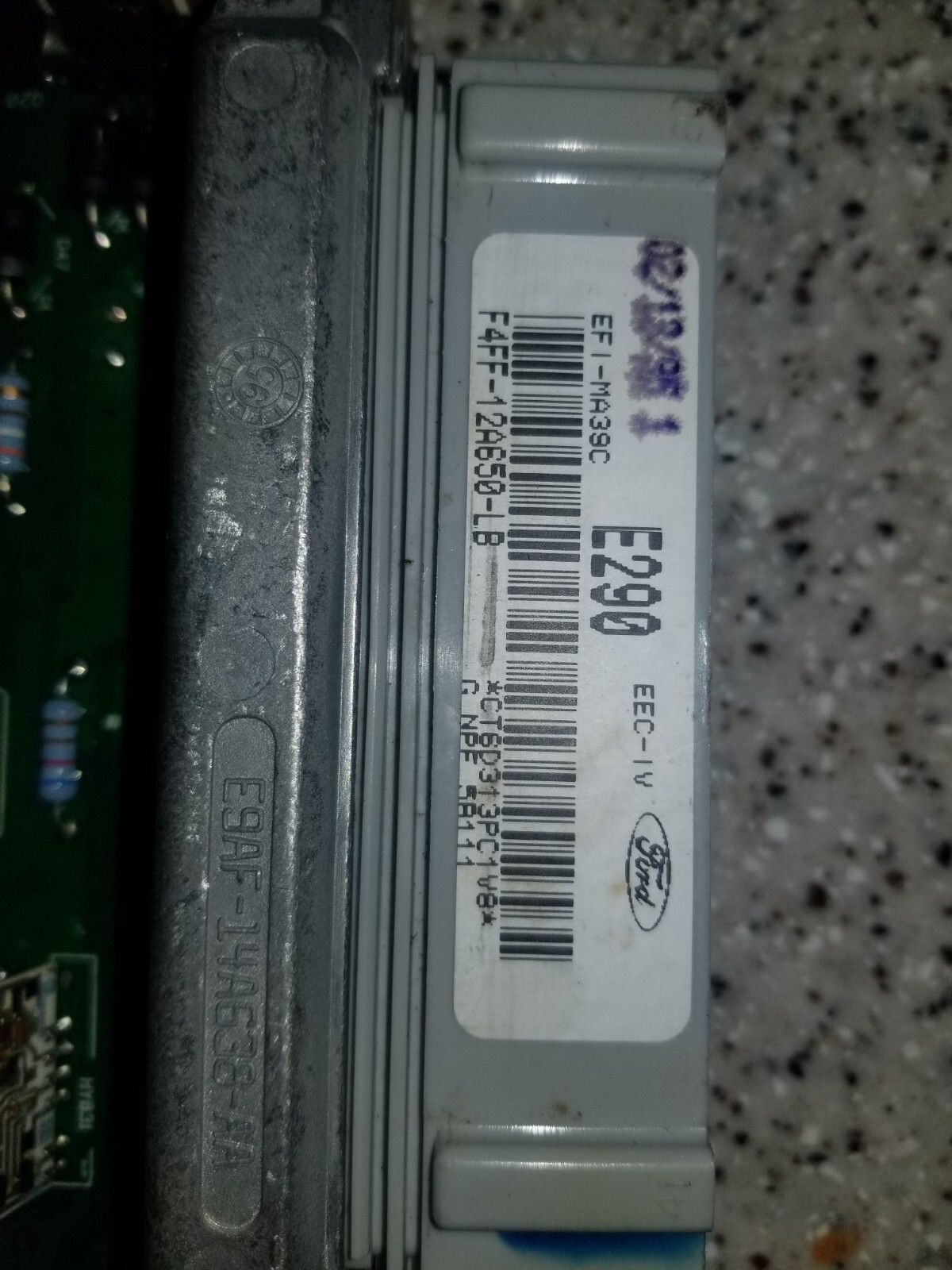 Marine ECU repair service for Ford GT-40 engine computer only 290E and M300