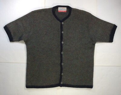 60’s Jantzen Vintage Mohair Cardigan Vintage JANTZEN 1950s 1960s Men's Mohair Cardigan Sweater Size