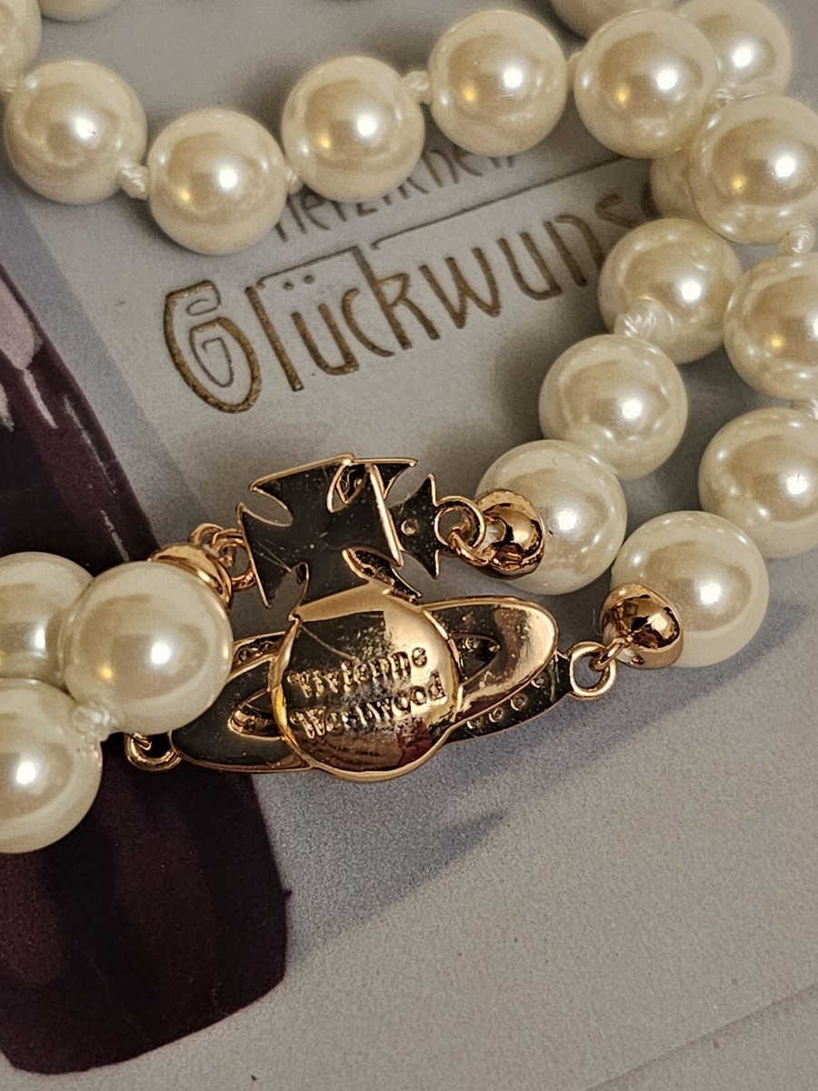 Vivienne Westwood GRAZIELLA PEARL ブレスレット Vivienne Westwood GRAZIELLA Pearl Pave Bracelet silver tone