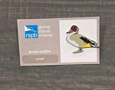 Rspb Razorbill Pin RSPB Pin Badge Pintail British Wildlife GNAH - New | eBay