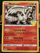 Reshiram Pokemon Celebrations 002/025 25th Anniversary NM+ Pack Fresh!