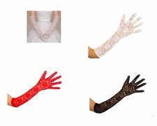 Long Lace Gloves Delicate 20's