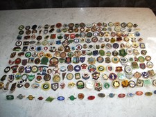 LAWN BOWLS BOWLING INDOOR OUTDOOR PIN BADGES X209 LOTS ENAMEL VTG/MODERN LOT 7