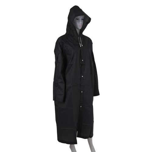 2X Mode Eva Regenmantel Wasserdichte Regen Jacke Transparent Camping Wasser9586 - Bild 2 von 7
