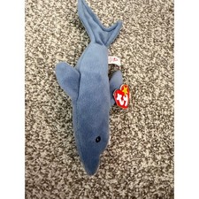 Ty Beanie Baby Crunch Shark 1997 Retired
