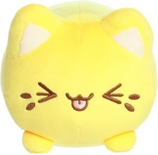 Aurora Enchanting Tasty Peach Meowchi Stuffed Animal - Lemon 7 Inches