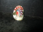 Original Arnold SAVAGE USA Indian Chief Bicycle Head Frame Badge Emblem L1 LK