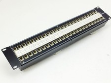 Homaco 48 Port RJ45 Modular Jack Panel MJP19-6-25CPU-V