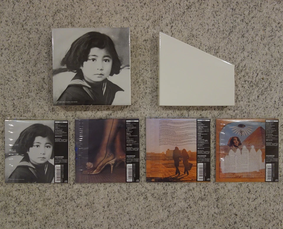 Yoko Ono Mini LP CD Promo Box Set (4 Titles) 6-CDs Japan Authentic Mint New - Image 2 of 4