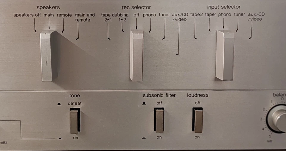 Amplificatore integrato Hi Fi Vintage Technics SU-V303 Silver - Immagine 3 di 4