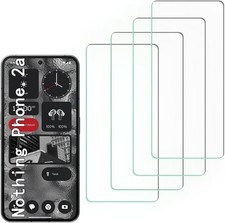4PCS Tempered Glass Screen Protector for Nothing Phone 2 6.1 Inch Scratch Resist