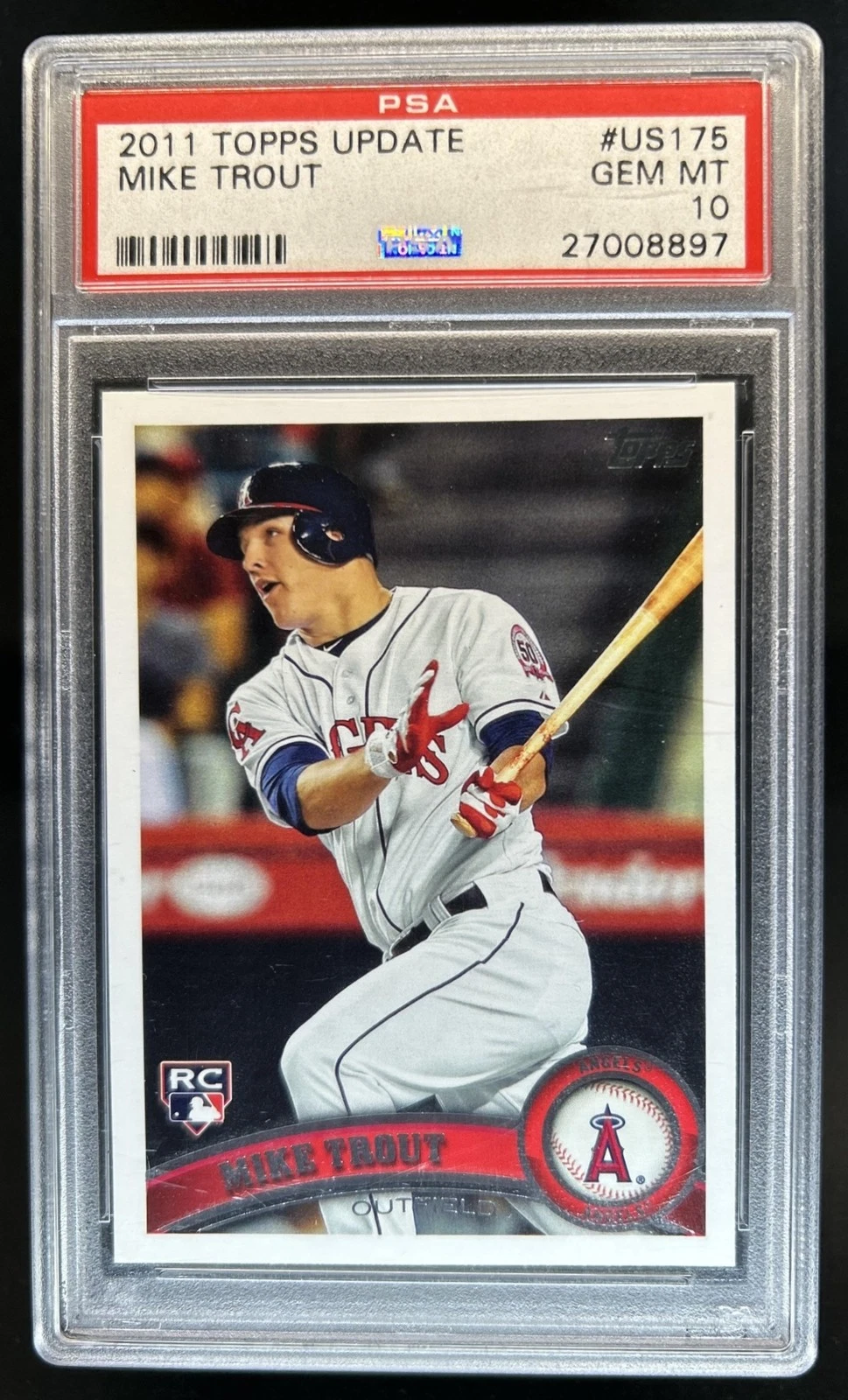 Mike Trout Update RC PSA 10