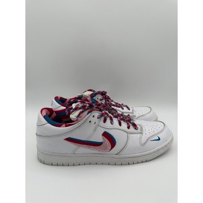 Nike SB Dunk Low Parra White Multi-Color CN4504-100 Mens 10.5 Skate Shoes