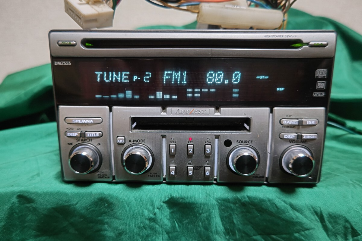 Clarion ADDZEST DMZ655MP 2DIN Car Audio CD MD MP3 WMA Player