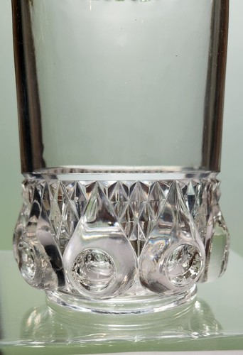 EAPG Reverse Torpedo Celery Vase 1892 Dalzell, Leighton & Gilmore Clear - Picture 4 of 8