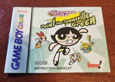 Gameboy Instruction Booklet - The Powerpuff Girls Paint The Townsville Green
