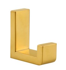 Robe Towel Hook 304 Stainless Steel Brushed Gold L Shape Coat Hanger Wall Mount