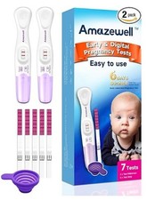 Amazewell Urine Cups for Ovulation and Pregnancy Test, Reusable Collapsible